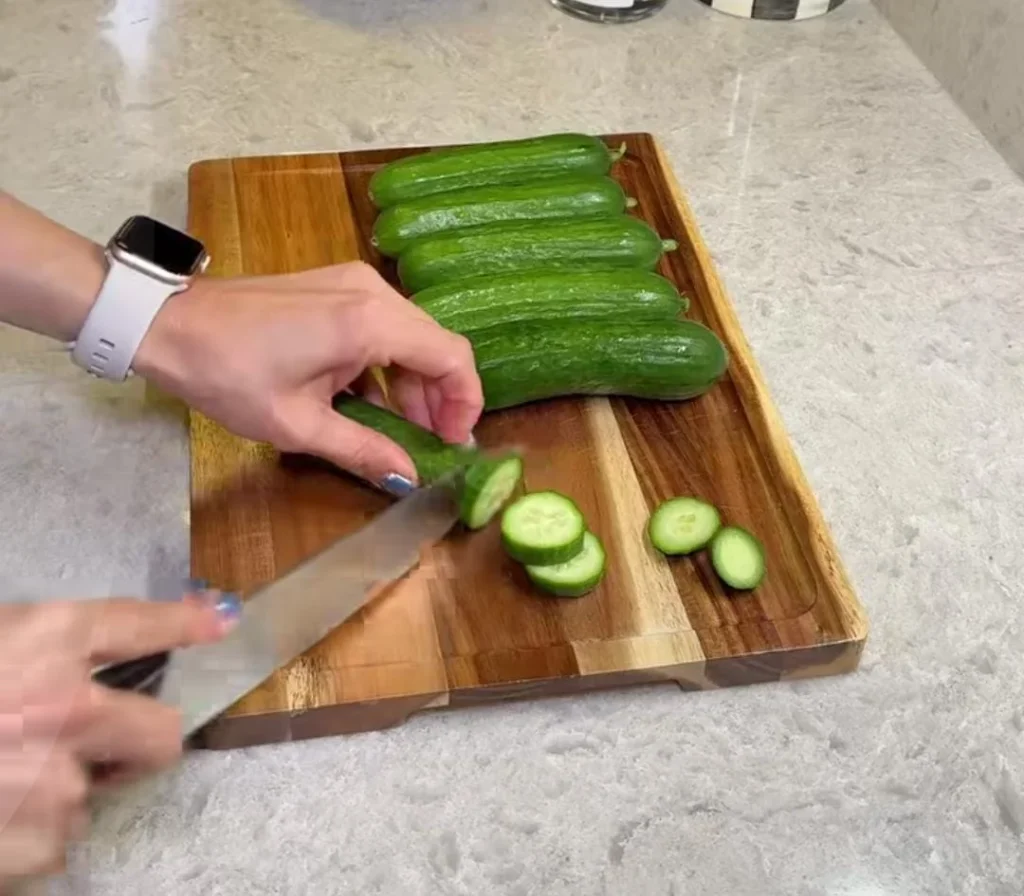 Prepare the Cucumbers