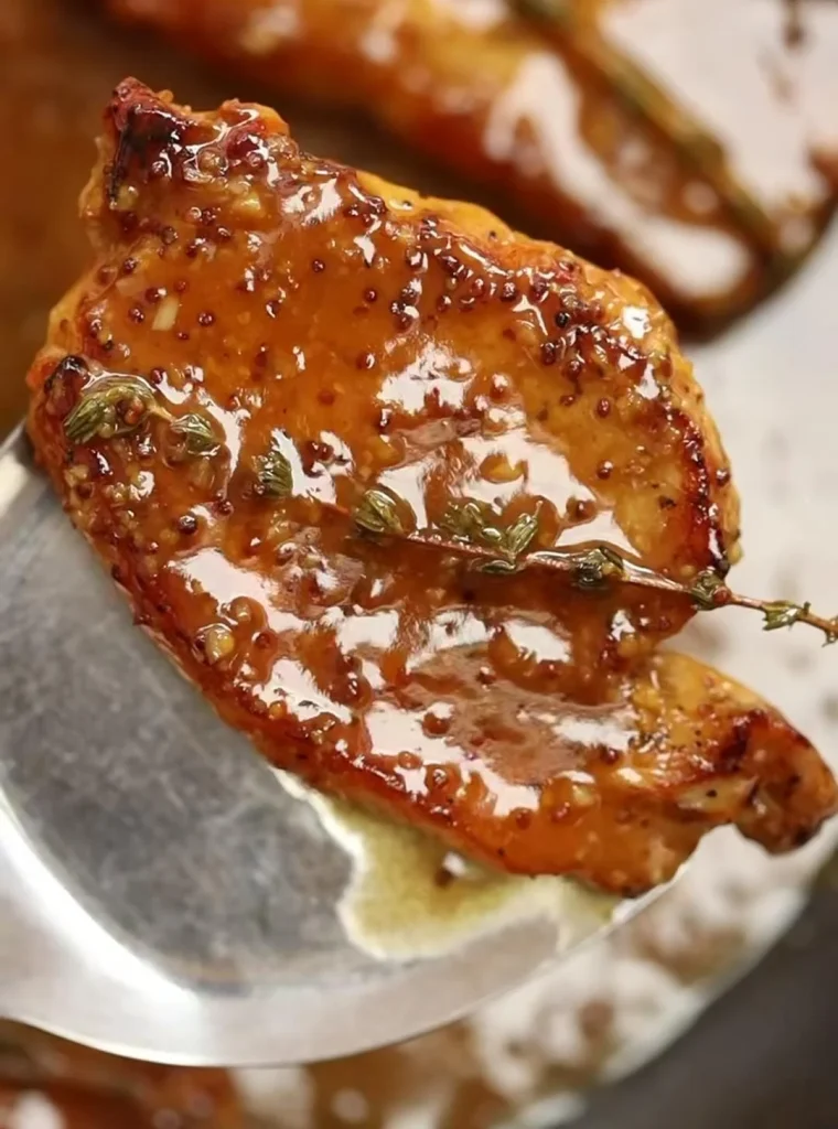 Honey Mustard Boneless Pork Chops Recipe
