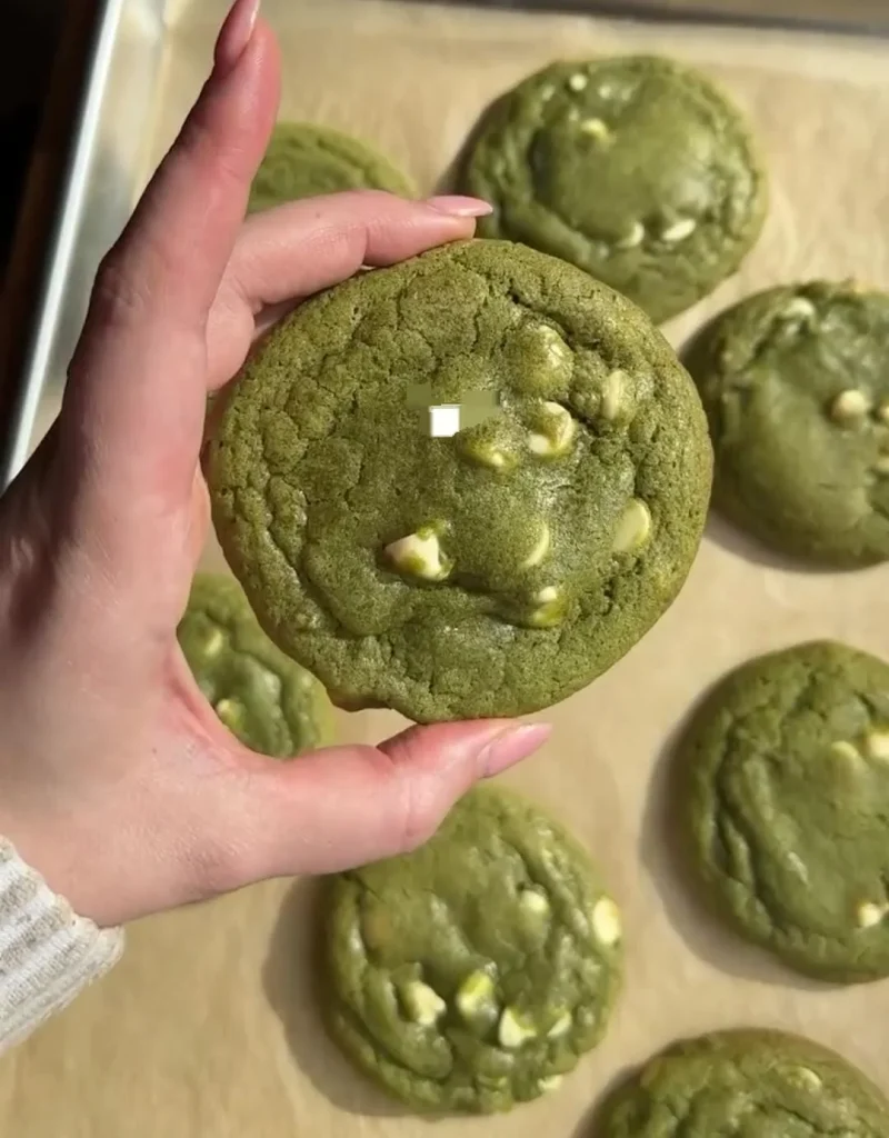 White Chocolate Matcha Cookies Recipe