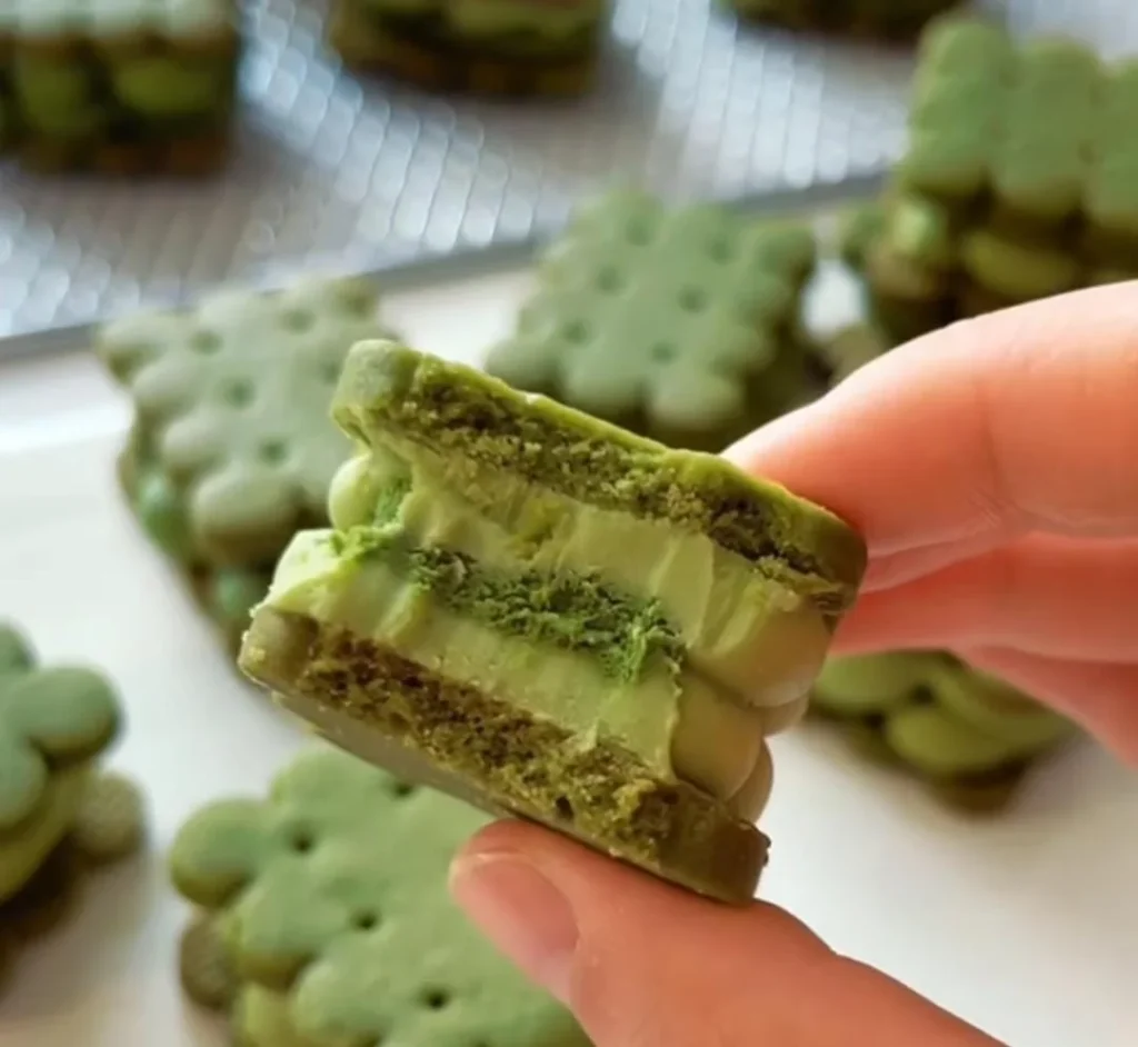 Double Matcha Cookies Recipe