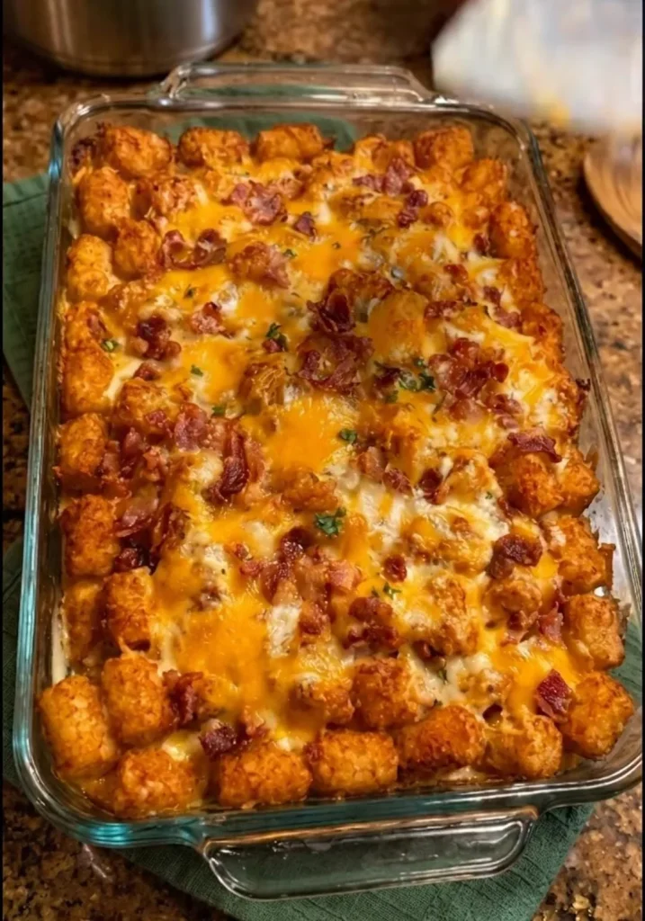 Bacon Tater Tot Casserole Recipe