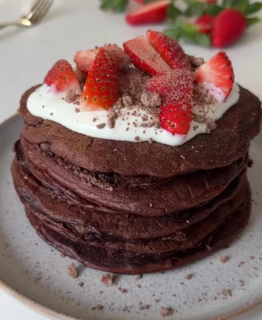 Chocolate Protein Pancakes Recipe