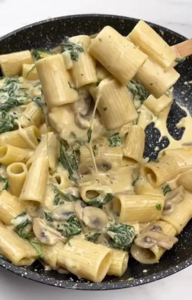 Garlic Mushroom Pasta Recipe