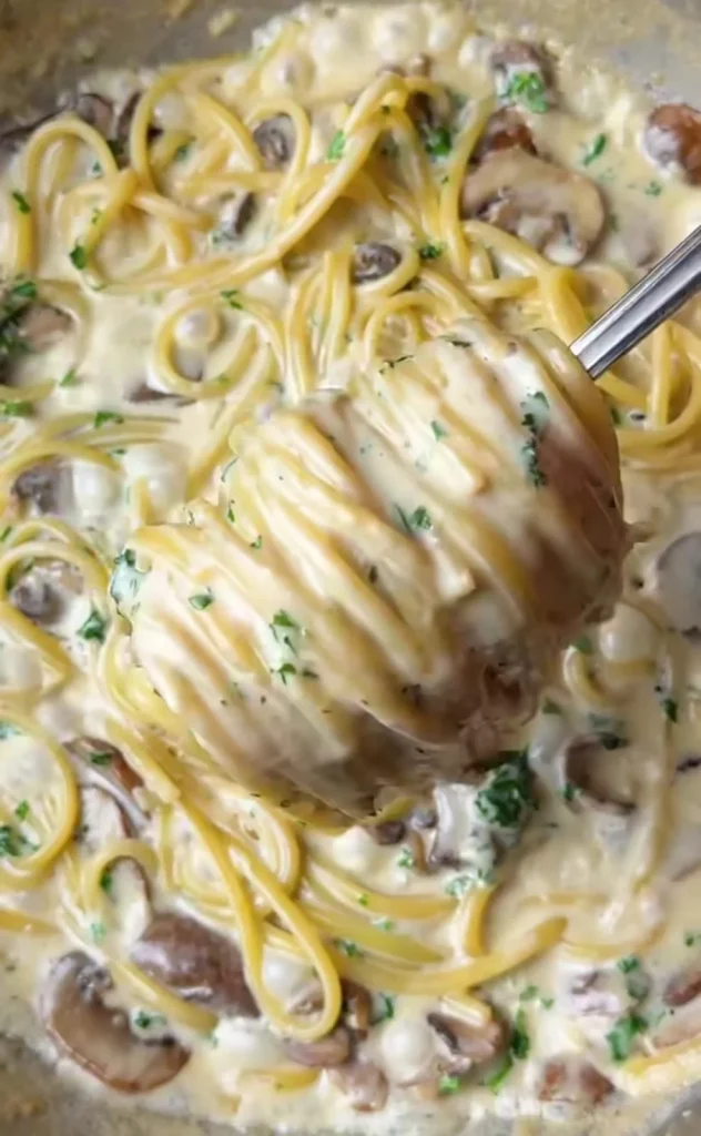 Spinach Mushroom Pasta Recipe